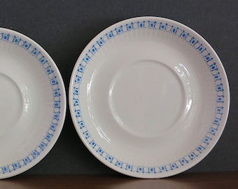 Vintage Figgjo Norway Lotte Saucers - Turi-Design - Turi Gramstad Oliver Danish Modern - Figgjo Flint Lotte - Norway - 7 Large Available