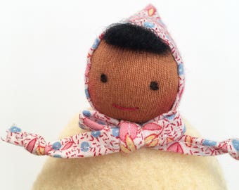 Waldorf Pocket Doll, Small Waldorf Doll, Waldorf Baby Doll, Waldorf Toys, Gift for Kids, Soft Doll, Handmade Dolls, Handmade Toys