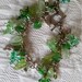 Art glass frog and sterling silver bracelet