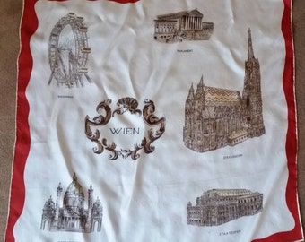 Vintage Austrian Scarf