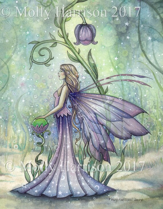 Fairy Art Print Early Spring Fine Art Giclee Print by