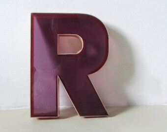 Industrial Vintage Letter R