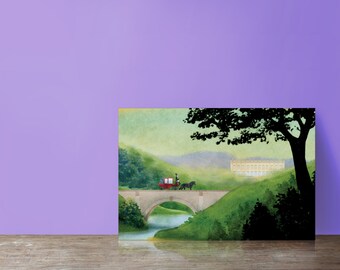 Jane Austen postcards, Elizabeth visits Pemberley (set of 5)