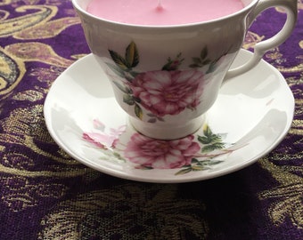 March Hare teacup Candle