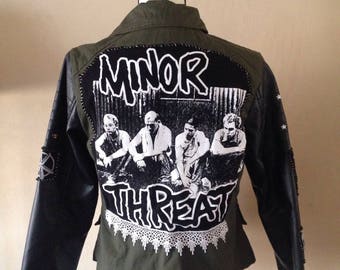 Hand Altered Punk Rock Women's Dollhouse Jacket