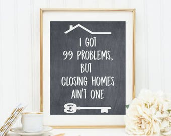 Real Estate Agent Decor, Realtor Decor, Realtor Gift, Gift For Realtor, Realtor Closing Gift, Real Estate Gift, Real Estate Agent Gift