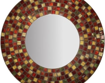 Stained Glass Mosaic Mirror