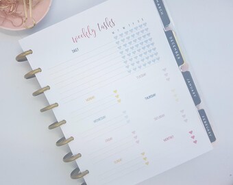 Happy planner insert | Etsy
