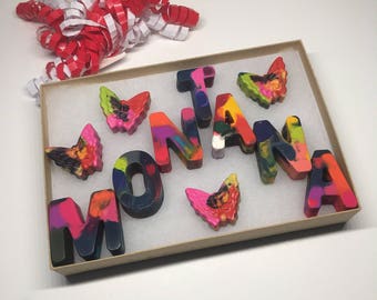 Personalized Crayons, Rainbow Crayons, Jumbo Crayons, Name Crayons, Personalized Kids Gift, Gifts Under 10, Kindergarten Graduation, Prescho