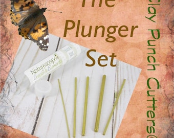 CPC™ Plunger Set - Clay Punch Cutters™ - Round Plunger set - Metal Clay Artists