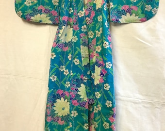 Little oasis floral bloom childrens kimono.