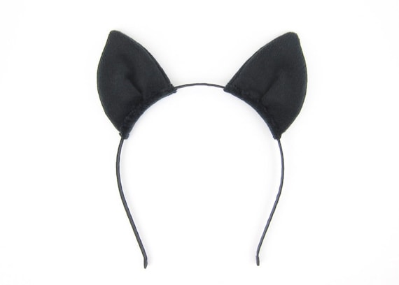 Bat Ears Headband Plush Fabric Bat Ears Headband