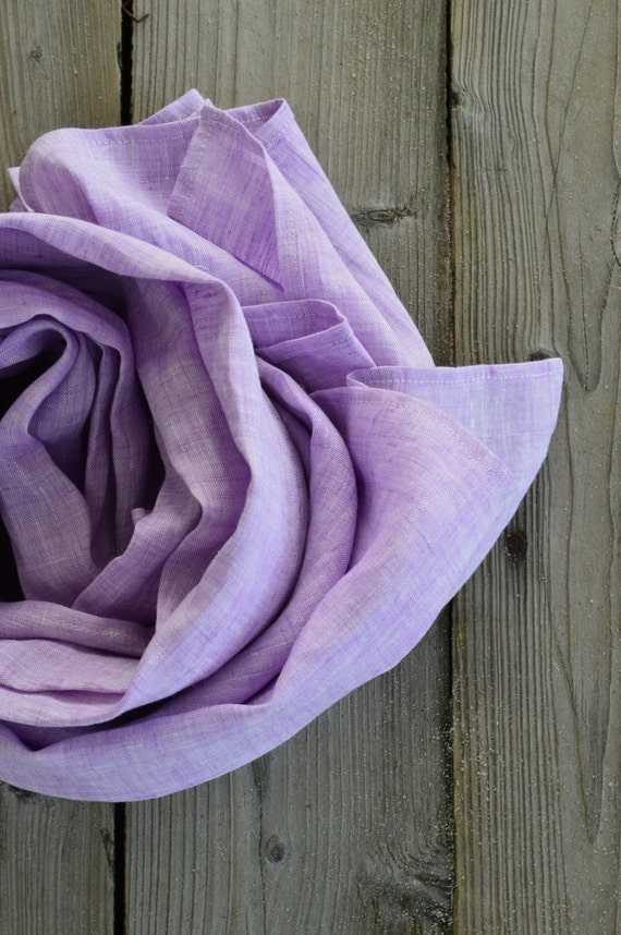 Purple Scarf | Womens Purple Scarf | Womens Scarf | Spring Scarf | Summer Scarf | Mens Scarf | Linen Scarf