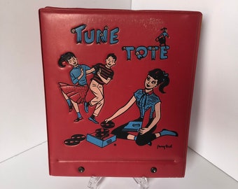 1950s Red Retro Tune Tote