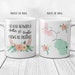Custom Mug - The Love Between a Mother and Daughter Knows No Distance, Floral Mom Mug, State to State Mug