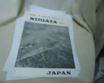 Vintage Guide To Export Product In Niigata City Japan Booklet, collectable