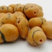 SALE Turquoise (Imitation) Orange Small Nugget Beads-S