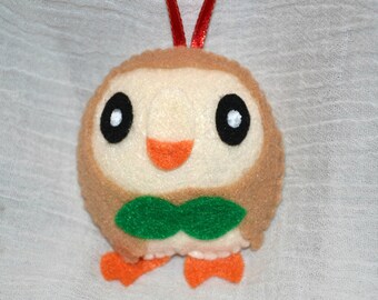 Rowlet Pokemon Ornament Or Keychain