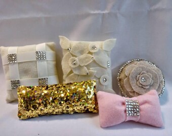 Accent pillows for 18 inch dolls 5 pc set