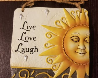 Vintage Ganz Ceramic Sun Hanging