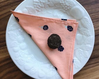 Cloth Napkins, Organic Napkins, Reusable Napkins, Set of 6