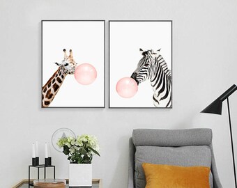 Modern Animal Poster