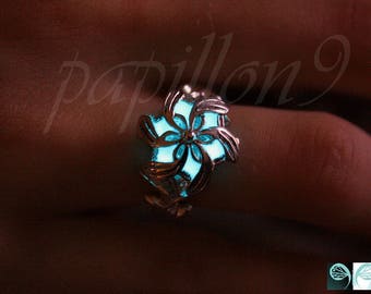 Nenya Galadriel RING / Sterling Silver Galadriel ring / GLOW in the DARK Ring / Nenya Galadriel / Glow in the Dark /