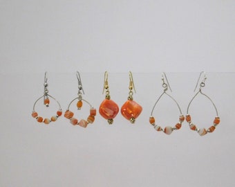 Coral Earrings