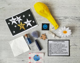 Little Bag Of Friendship | Friendship Gift | Best Friend Gifts | Keepsake | Friend Gift | Little Bag Of | Gift For Friend | Trinkets