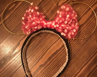 Wire Minnie Mouse Ears