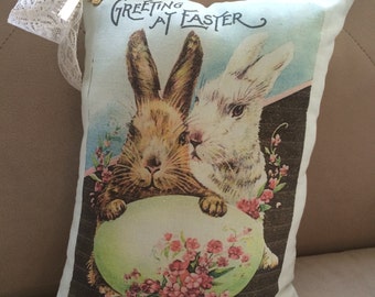 Greetings at Easter Pillow