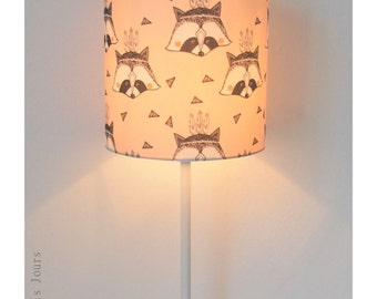 Lamp ROCKY RACCOON powder pink