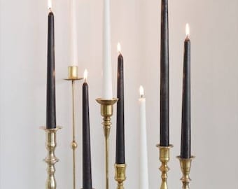 Tall Taper Candle Stick, Black Taper Candle, Tall wedding candles, Modern Taper Candles, Modern Tall Candle Stick,Candle Sticks,Black candle