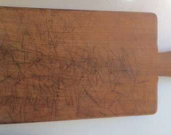 Large vintage cutting board wood chopping board