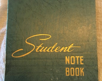 Vintage 50’s Marquette Quality Student Notebook