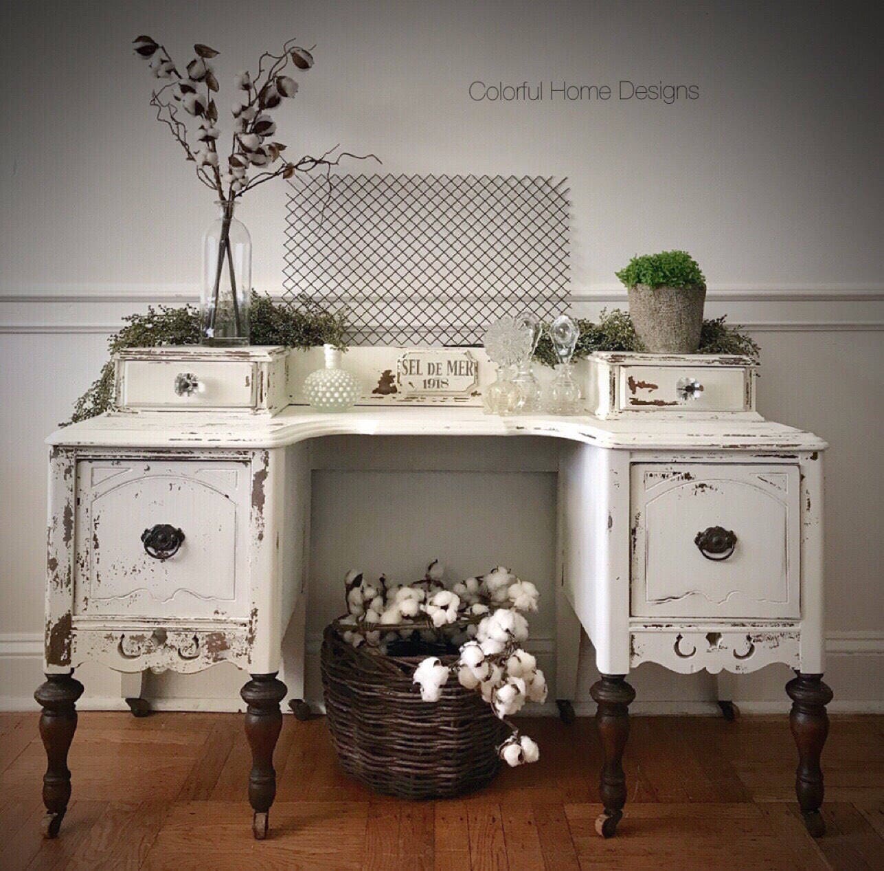 SOLD Antique Vanity, Vintage Vanity, Painted Vanity, Shabby Chic SOLD Antique Vanity, Vintage Vanity, Painted Vanity, Shabby Chic vanity, Farmhouse Vanity, Pick Up Only - SOLD Antique Vanity, Vintage Vanity, Painted Vanity, Shabby Chic
