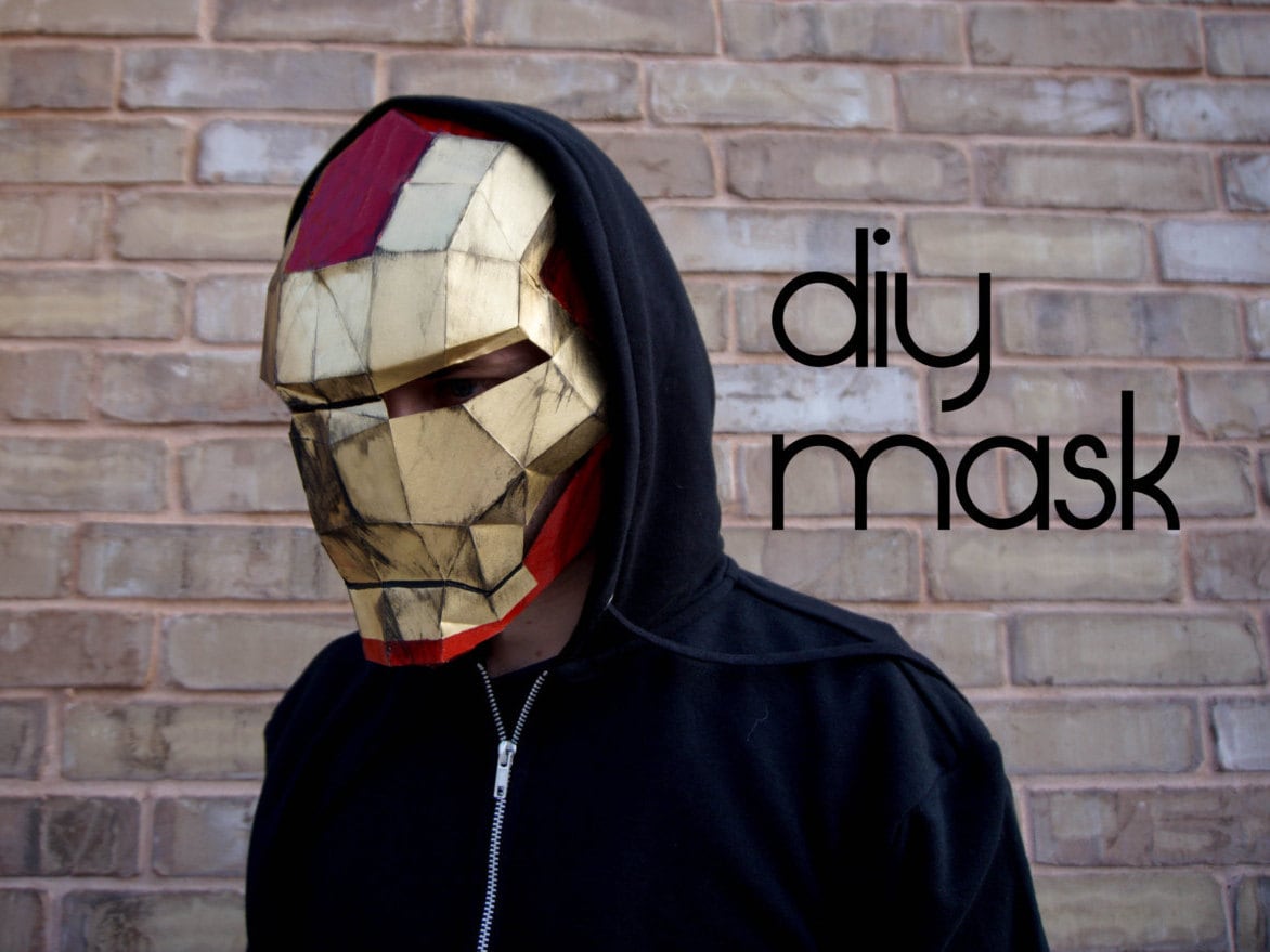 Iron Man Mask Make your own with a PDF Download iron man