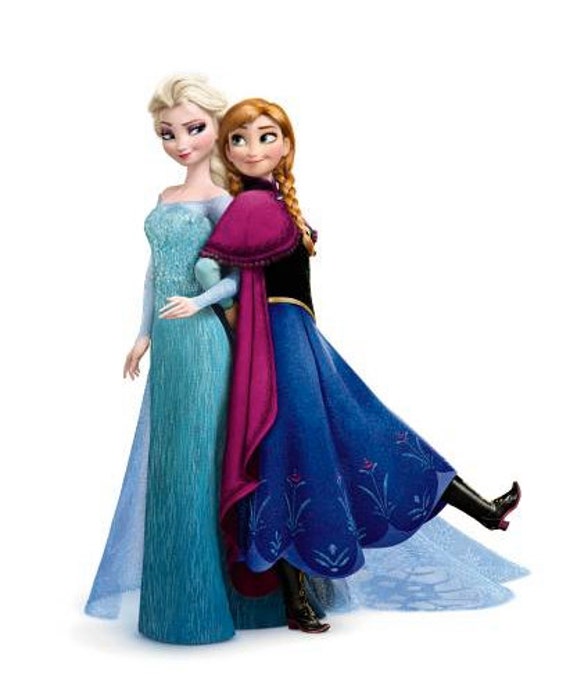 ELSA and ANNA Frozen Instant Download Digital Printable