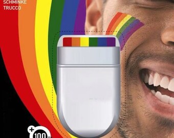 Face Paint Rainbow colours