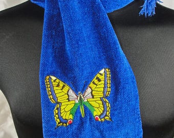 Hand Woven Chenille Scarf
