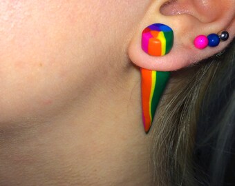 Rainbow Fake Tapers