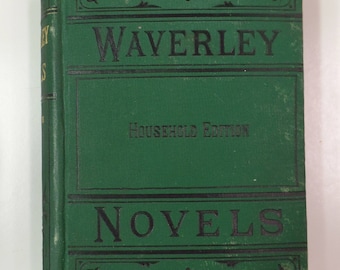 The Waverley Novels: Kenilworth by Sir Walter Scott Porter & Coates Household Edition 1885 Antique Hardcover Book