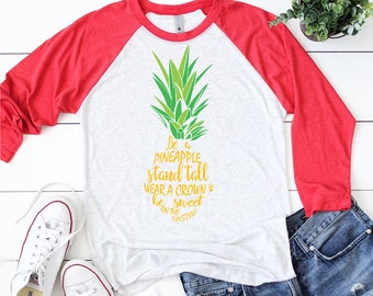 Be a Pineapple SVG, Pineapple svg, Digital download pineapple, Pineapple silhouette, Pineapple shirt, Cut Files for Silhouette and Cricut