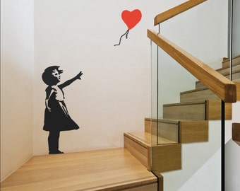 Banksy Balloon Girl Wall Decal