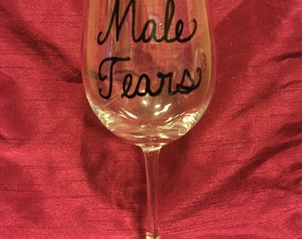 Male Tears Wine Glass