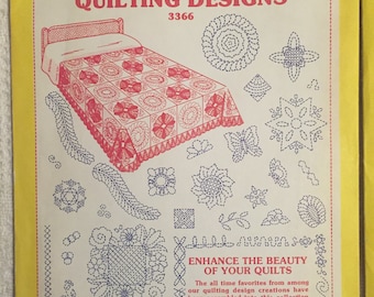 Vintage Aunt Martha's Quilting Designs, Colonial Patterns-3366,3367