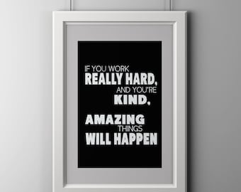 Motivational quote printables 8x10 inch INSTANT DOWNLOAD