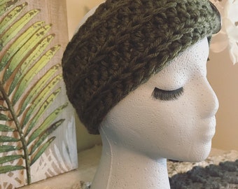 Forest Green Ear Warmer