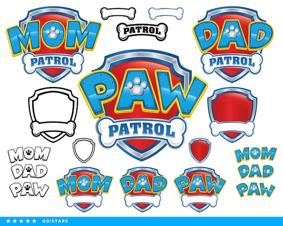 Download Paw Patrol clipart silhouette Paw Patrol svg Mom Patrol