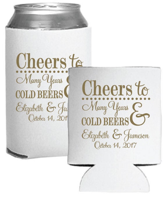 Personalized Wedding Favors Beer Coolers Huggies Custom